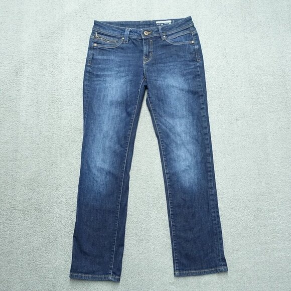 edc by Esprit Jeans Womens  Size W25/L28 Dark Blue Straight Fit Denim Low-Rise - Picture 1 of 9